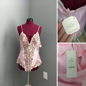 Deadstock Victoria's Secret Light Pink Lace Romper